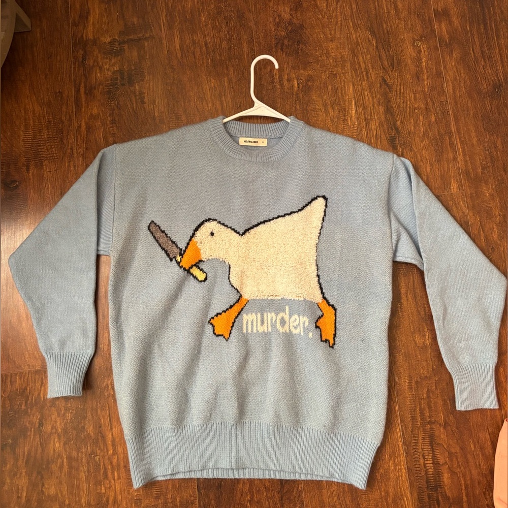 Aelfric Eden Goose Murder Sweater Size Medium